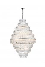 Elegant Lighting 1780D36C - Emilia 36 inch Chandelier in Chrome
