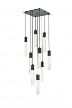 Elegant Lighting 2088D20BK - Aurora 20 inch Pendant in Black