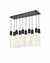 Elegant Lighting 2088D42BK - Aurora 42 inch Pendant in Black