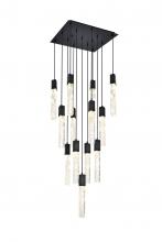 Elegant Lighting 2088G26BK - Aurora 26 inch Pendant in Black