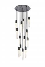 Elegant Lighting 2089G30BK - Aurora 30 inch Chandelier in Black