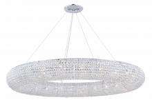Elegant Lighting 2114G59C/RC - Paris 24 Light Chrome Chandelier Clear Royal Cut Crystal