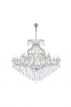Elegant Lighting 2800G72C/RC - Maria Theresa 49 light Chrome Chandelier Clear Royal Cut Crystal