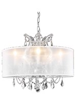Elegant Lighting 2800D20C+SH-1R23S/RC - Dining Room
