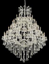 Elegant Lighting 2801G46C/RC - Maria Theresa 49 light Chrome Chandelier Clear Royal Cut Crystal