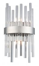 Elegant Lighting 3000W8C - Dallas 2 Light Chrome and Clear Wall Sconce Clear Royal Cut Crystal