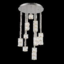 Elegant Lighting 3500D9C - Polaris LED Light Chrome Pendant Clear Elegant Cut Crystal
