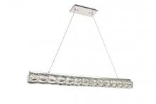 Elegant Lighting 3501D42C - Valetta Integrated LED Chip Light Chrome Chandelier Clear Royal Cut Crystal