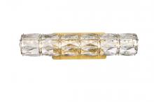 Elegant Lighting 3501W18G - Valetta 18 Inch LED Linear Wall Sconce in Gold
