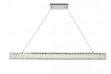 Elegant Lighting 3502D47C - Monroe Integrated LED Chip Light Chrome Chandelier Clear Royal Cut Crystal