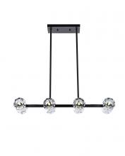 Elegant Lighting 3505D31BK - Eren 31 Inch Pendant Light in Black