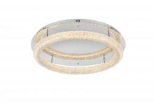 Elegant Lighting 3800F30C - Bowen Flush D29.5''H5.5''LED 38W L1 Chrome