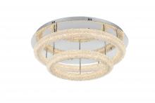 Elegant Lighting 3800F30L2C - Bowen Flush D29.5''H10''LED 62W Chrome