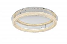Elegant Lighting 3800F33C - Bowen Flush D33.5''H5.5'' LED 46W L1 Chrome