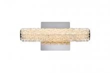 Elegant Lighting 3800W12C - Bowen Wall Sconce W12" H5.5" E4.5" LED 7W DIM 3CCT  Chrome