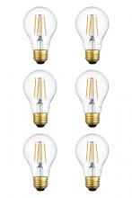 Elegant Lighting A19LED103-6PK - LED 3000k Nostalgic Filament 6 Watts 600 Lumens A19 Light Bulb