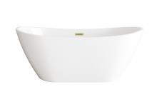 Elegant Lighting BT10372GW-BGD - Bathtub 72.0"31.5"28" GW with BGD drain kit