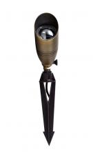 Elegant Lighting C030L - Outdoor Cast Brass Spot Light 3"w X 8.5"h
