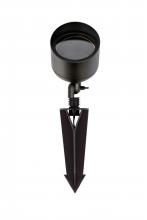 Elegant Lighting C039P-DB - Outdoor 12V Cast Brass wide spot light 4.75 inch x 8 inch in Dark Bronze