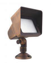 Elegant Lighting C048 - Flood Light W2.75in D5.25in H8in Antique Brass Includes Stake G4 Halogen 35w