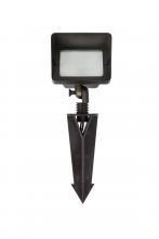 Elegant Lighting C048V1-DB - Outdoor 12V Cast Brass flood light 2.75 inch L x 5.25 inch W x 8 inch H in Dark Bronze
