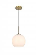 Elegant Lighting LD2213SG - BAXTER Hang D9.8"H9.9"L1 Satin Gold W