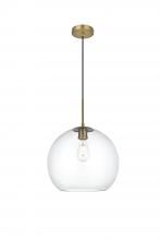 Elegant Lighting LD2216SG - BAXTER Hang D13.8"H13.4"L1 Satin Gold CL