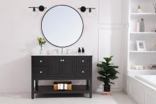Elegant Lighting LD2302BK - Collier 1 Light Black and Clear Glass Right Wall Sconce