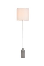 Elegant Lighting LD2453FLCG - Ines Floor Lamp D15"H59.5"L1 Concrete Grey