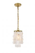 Elegant Lighting LD5050D6BR - Selene 1 light Brass Pendant