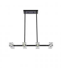 Elegant Lighting LD920D30BK - Lyra 30 inch Pendant Light in Black