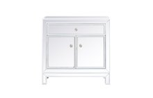 Elegant Lighting MF71034WH - 29 inch mirrored cabinet in white
