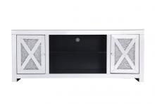 Elegant Lighting MF9903 - 59 in. crystal mirrored TV stand