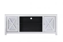 Elegant Lighting MF9904 - 59 in. crystal mirrored TV stand