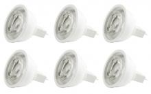 Elegant Lighting MR16LED103-6PK - LED Mr16 Light Bulb Gu5.3 6.5w 12v Lm500 3000k Dim 40 Degree, CRI80, ETL, 25000hrs