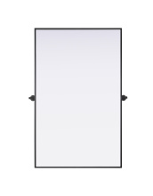 Elegant Lighting MR6H4830BLK - Amoura 48x30 Pivot Mirror in Black