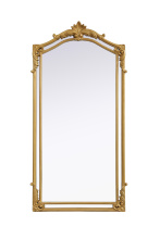 Elegant Lighting MR7A3466GF - Madeline 33.5x66 Traditional Mirror in Gold Leaf