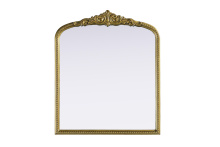 Elegant Lighting MR7F3036AB - Naomi Vintage Resin Mirror 30x36 in Antique Brass