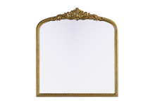 Elegant Lighting MR7F3336AB - Naomi Vintage Resin Mirror 33x36 in Antique Brass