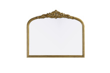Elegant Lighting MR7F3630AB - Naomi Vintage Resin Mirror 36x30 in Antique Brass