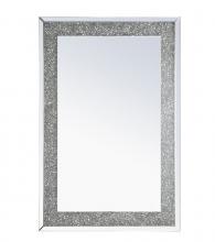 Elegant Lighting MR9173 - 31.5 Inch Rectangle Crystal Mirror In Clear Finish