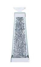 Elegant Lighting MR9239 - Sparkle 4.7 in. Contemporary Silver Crystal Candleholder