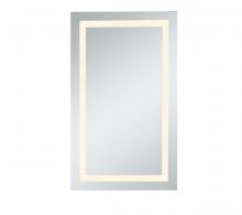 Elegant Lighting MRE-6014 - LED Hardwired Mirror Rectangle W24H40 Dimmable 3000K