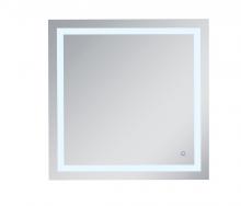 Elegant Lighting MRE13636 - Helios 36inx36in Hardwired LED mirror with touch sensor and color changing temperature