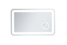 Elegant Lighting MRE52440 - Lux 24in x 40in Hardwired LED mirror with magnifier and color changing temperature
