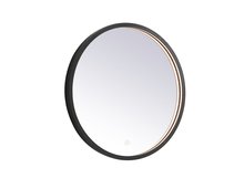 Elegant Lighting MRE6021BK - Pier 21 inch LED mirror with adjustable color temperature 3000K/4200K/6400K in black