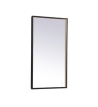 Elegant Lighting MRE61836BK - Pier 18x36 inch LED mirror with adjustable color temperature 3000K/4200K/6400K in black