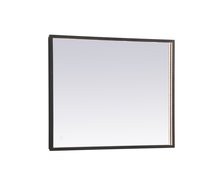 Elegant Lighting MRE62036BK - Pier 20x36 inch LED mirror with adjustable color temperature 3000K/4200K/6400K in black