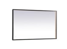 Elegant Lighting MRE62430BK - Pier 24x30 inch LED mirror with adjustable color temperature 3000K/4200K/6400K in black