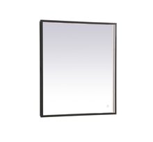 Elegant Lighting MRE62436BK - Pier 24x36 inch LED mirror with adjustable color temperature 3000K/4200K/6400K in black
